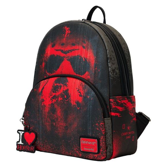 Friday The 13th I Heart Horror Mini Backpack - Picture 2 of 7